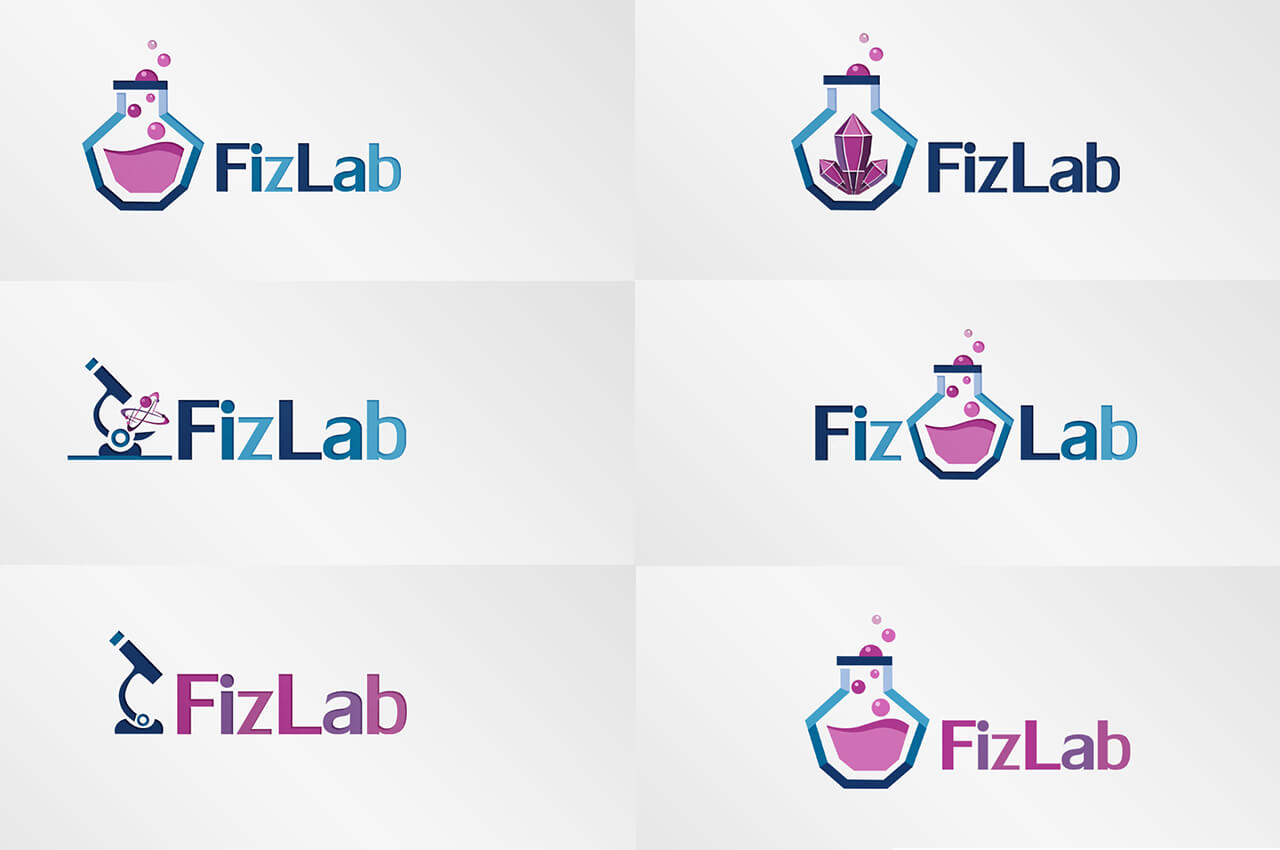 Логотипы для проекта Fizlab